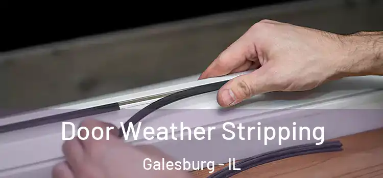 Door Weather Stripping Galesburg - IL